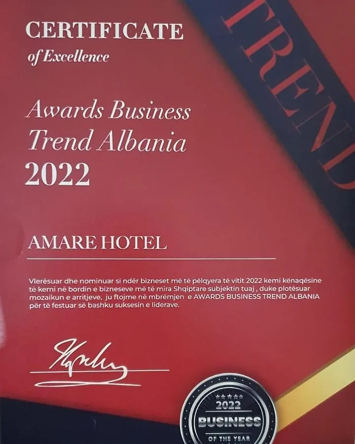 Amare Hotel Shëngjin